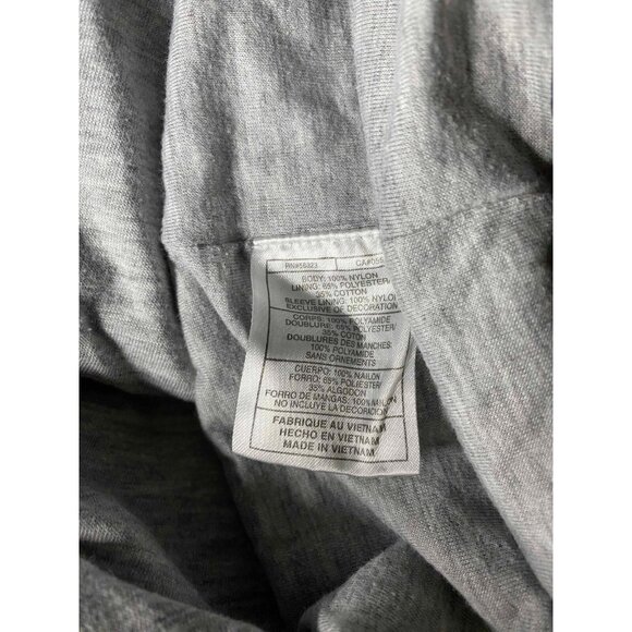 Nike Gray Spellout Windbreaker Jacket Mens XL Retro 90s Y2K Gray Tag Hoodie - Picture 4 of 7